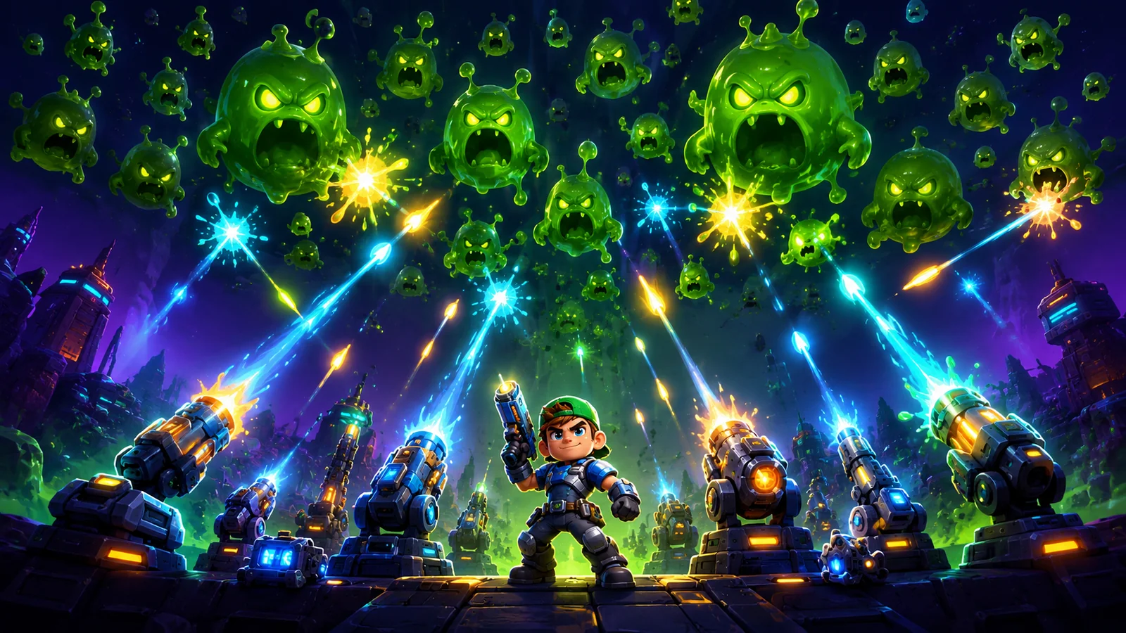 Slime Siege key art